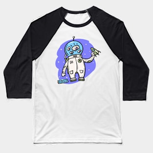 Cartoon astronaut character Baseball T-Shirt